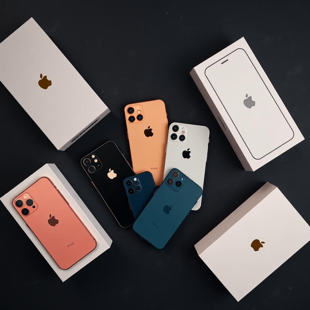 Estoque de iPhones em várias cores na V7 Celulares
